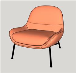 单人椅sketchup素材库下载免费(ID93513)