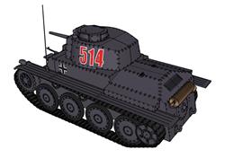 二战坦克SU模型