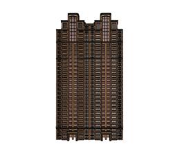 高层建筑住宅草图大师3d模型库