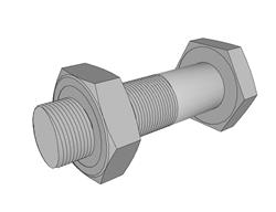 螺栓螺丝skp模型(ID95539)