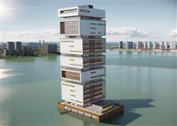 高层公寓住宅SU模型