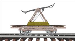 铁道铁路手推车SU模型