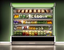 冰柜蔬菜柜保鲜柜SU模型