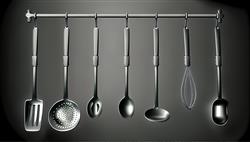 厨房汤匙勺子SU模型