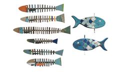 鱼工艺品木鱼竹鱼SketchUp模型库