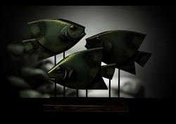 鱼工艺品摆件免费su模型网站