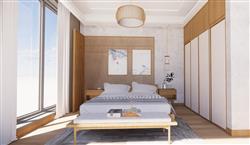 新日式卧室房间SU模型