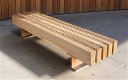 木制的长椅长凳SU模型