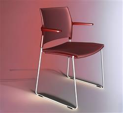 办公椅扶手椅SU模型
