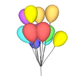 节日气球SU模型