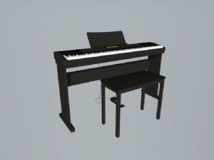 钢琴电子琴SU模型