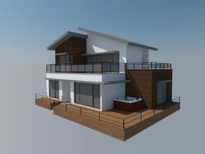 别墅建筑SU模型