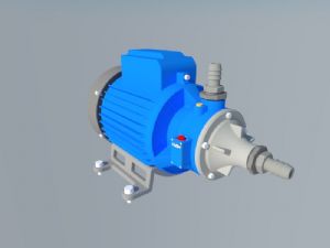 液体增压水泵SKP模型