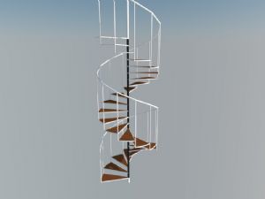 旋转楼梯SU模型