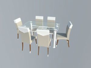 餐桌椅椅子SU模型