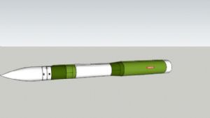 导弹火箭草图SU模型
