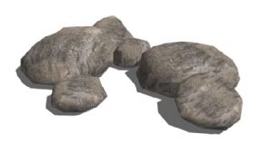 岩石石头免费SU模型