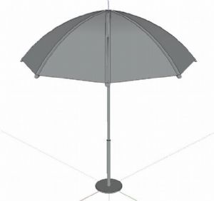 太阳伞遮阳伞SU模型