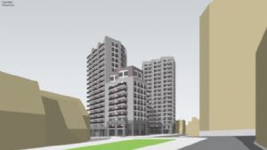 公寓楼房建筑SU模型