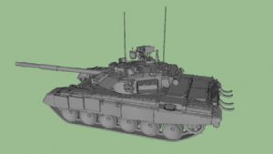 T90主战坦SU模型