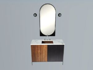 浴室柜镜子SU模型