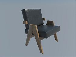 木质坐凳椅子SU模型