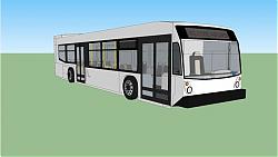 公交巴士车SU模型