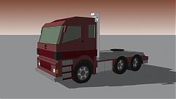 卡车头SU模型