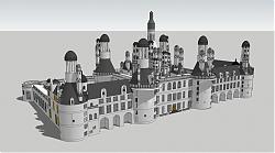 城堡建筑SU模型