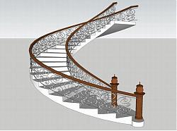 扶手梯楼梯SU模型