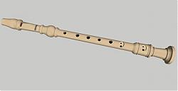 笛子乐器SU模型
