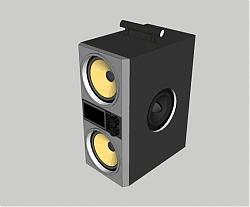 扬声器-音响-扩音器su免费模型库素材